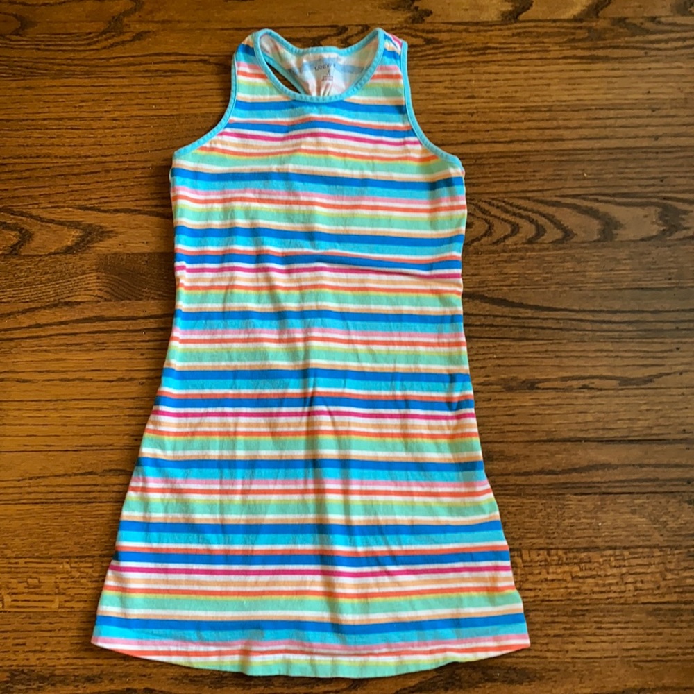 Lands’ End racer back tank dress